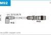 К-кт В.В. проводів (силікон) Audi A3/A4, Skoda Octavia, VW1.6 96- janMor ABM92