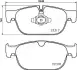 Передние тормозные колодки japan parts PA0333AF