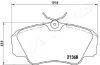 Передние тормозные колодки japan parts PA-0409AF