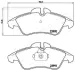 Передние тормозные колодки japan parts PA-0537AF