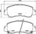 Передні тормозні (гальмівні) колодки Japan Parts PA533AF (фото 2)