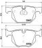 Задні тормозні (гальмівні) колодки Japan Parts PP0116AF (фото 2)
