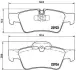 Задние тормозные колодки japan parts PP-0515AF