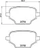 JAPANPARTS CITROEN гальмівні колодки задн. BERLINGO 18-, OPEL COMBO 18-, TOYOTA japan parts PP2005AF