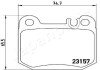 JAPANPARTS DB гальмівні колодки задн.ML163 japan Parts PP-0519AF