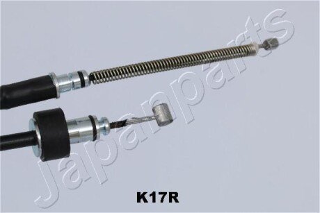 JAPANPARTS KIA Трос ручн.тормоза прав(барабан!).Picanto 04- (без ABS) japan Parts BCK17R