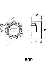 MITSUBISHI Натяжной ролик Pajero,Hyundai,Chrysler japan Parts BE-509