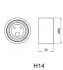 JAPANPARTS MITSUBISHI Ролик натяжителя ремня GALANT V 2.5 92-95 japan parts BE-H14