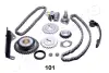 JAPANPARTS NISSAN К-т цепи (полный) привода ГРМ Almera,Sunny 1.4,1.6 90- japan parts KDK-101