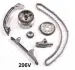 JAPANPARTS TOYOTA К-кт ланцюга ГРМ Yaris 1.0 -05 japan parts KDK-206V