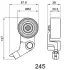 JAPANPARTS TOYOTA Натяжной ролик ГРМ Avensis,Corolla 2.0D-4D 99- japan parts BE245