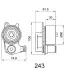 JAPANPARTS TOYOTA ролик нат.Land Cruiser 80,100 4.2D/TD 90- Japan Parts BE243 (фото 3)