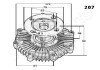 JAPANPARTS TOYOTA віскомуфта вентилятора радіатора Hiace IV,Hilux V japan Parts VC-207