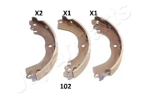 Колодки ручного (стоячого) тормоза japan parts GF-102AF