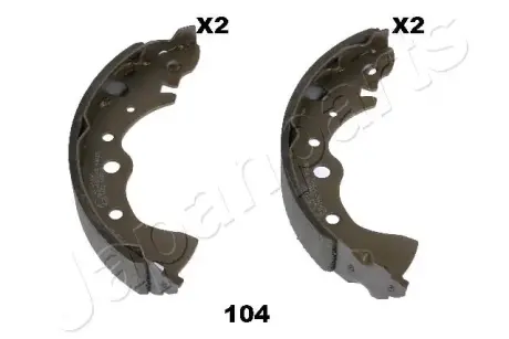 Колодки ручного (стоячого) гальма japan parts GF104AF