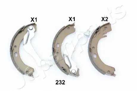 Колодки ручного (стоячого) гальма Japan Parts GF232AF