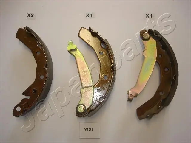 Колодки ручного (стоячого) тормоза japan parts GF-W01AF