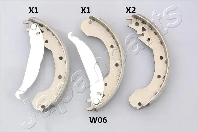 Колодки ручного (стоячого) гальма Japan Parts GF-W06AF (фото 1)