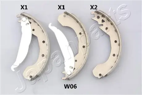 Колодки ручного (стоячого) гальма Japan Parts GF-W06AF