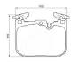 Передние тормозные колодки japan parts PA-0103AF