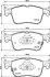 Передні тормозні (гальмівні) колодки Japan Parts PA0354AF (фото 2)