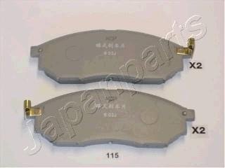 Передні тормозні (гальмівні) колодки japan Parts PA-115AF