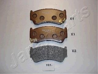 Передні тормозні (гальмівні) колодки japan Parts PA191AF