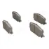 Передні тормозні (гальмівні) колодки Japan Parts PA209AF (фото 3)