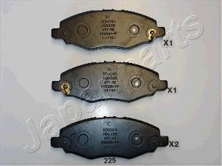 Передние тормозные колодки japan Parts PA-225AF