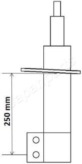 Передний амортизатор (стойка) japan Parts MM-00899