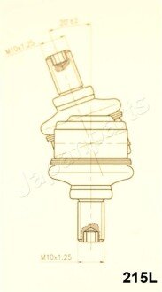 Стойка стабилизатора левая japan Parts SI-215L