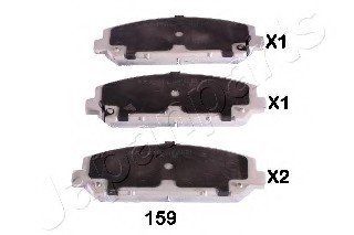 Передні тормозні (гальмівні) колодки japan Parts PA-159AF