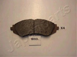 Передние тормозные колодки japan Parts PA-W03AF