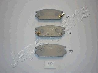 Задние тормозные колодки japan Parts PP-510AF