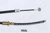 Трос ручного тормоза левый Japan Parts BC562L (фото 3)