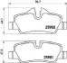 Задние тормозные колодки japan parts PP0118AF