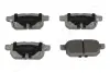 Задние тормозные колодки japan parts PP-801AF