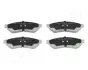 Задние тормозные колодки japan parts PPW01AF