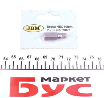 Бита шестигранная jbm 10370