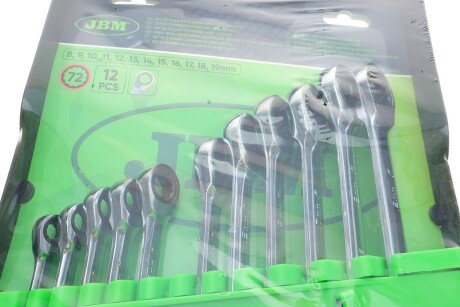 Набір ключів комбінованих jbm 54117