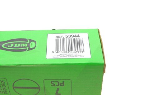 Набор из 7-ми плоских отверток Eva (зелёные) jbm 53944