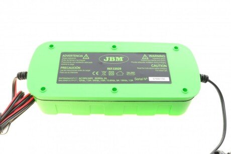 Зарядное устройство для автомобильного аккумулятора (акб) jbm 53929