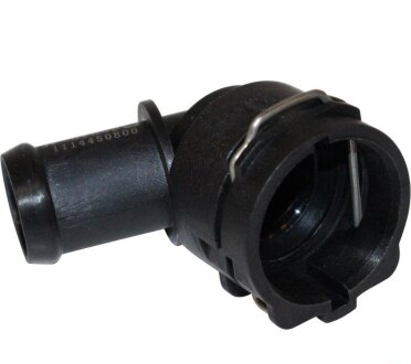 Фланец системы охлаждения Octavia/Golf 12- 1.2/1.4TSI (прав. ниж./перед радиатором) jp group 1114450800 на Шкода Superb 3