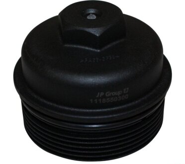 VW Кришка корпусу оливного фільтра EOS (1F7, 1F8) 1.4/1.6 06-, GOLF V 1.4/1.6 03-, AUDI A3 (8P1) 1.6 FSI 03-07 jp group 1118550300 на Бмв E38