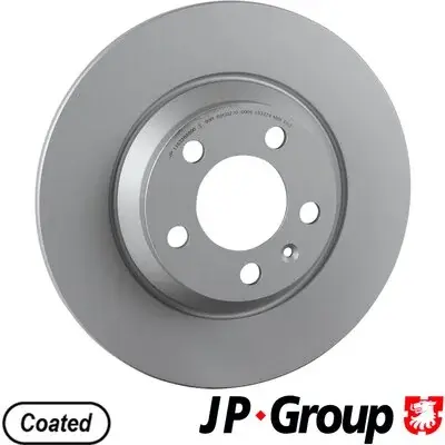 JP GROUP VW Диск гальмівний задній POLO 1.5 18-, 2.0 17-, AUDI JP group 1163208800