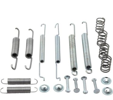 Комплект пружинок барабанных тормозов зад Audi 100/VW Caddy/Golf 77-99 jp group 1163950310 на Ауди 100 с3