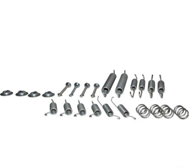 Комплект пружинок барабанных тормозов зад VW T4 90-03 265х55 jp group 1163950410 на Фольксваген Транспортер т4