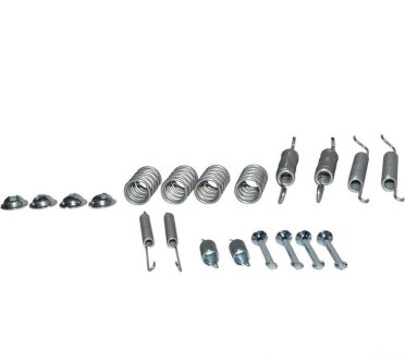 Комплект пружинок барабанных тормозов зад IBIZA/FABIA/GOLF 86- 200х40 jp group 1164001410