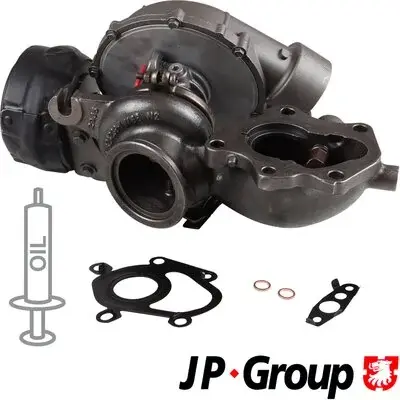 JP GROUP NISSAN Компресор наддуву NV400 Автобус (X62, X62B) dCi 135 14-, OPEL MOVANO B Фургон (X62) 2.3 CDTI FWD (FV) 14- JP group 1217401700