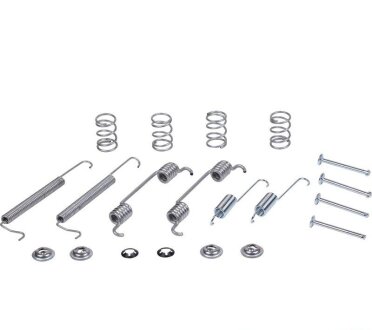 Комплект пружинок барабанных тормозов ASTRA/CORSA 91- 200х46 jp group 1264001210